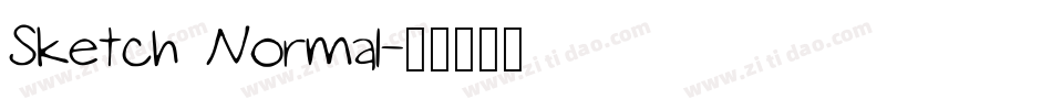 Sketch Normal字体转换